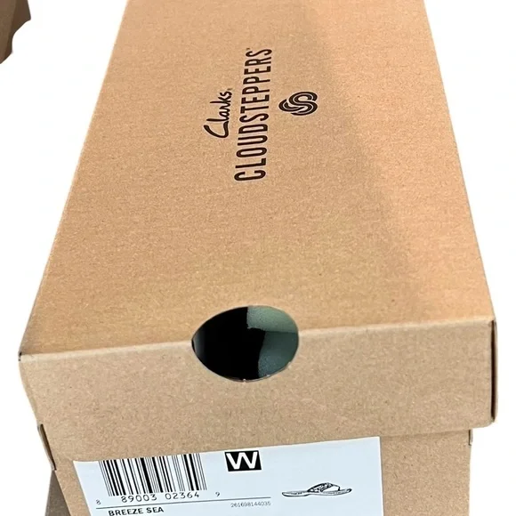 Clarks Cloudsteppers Breeze Sea Lavender Women’s Flip Flops Sandals NEW - Picture 8 of 8